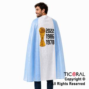 CAPA ARGENTINA FISELINA ADULTO COPA DEL MUNDO CR